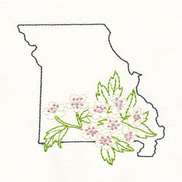 State Flower Reusable Shopping bag