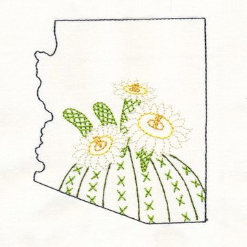 State Flower Reusable Shopping bag