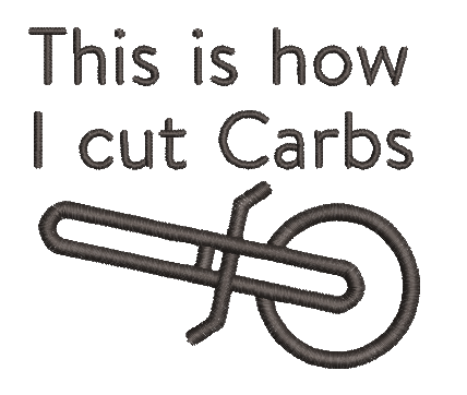 Cut carbs tea towel