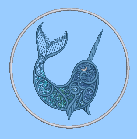 Narwhal Reusable shopping bag